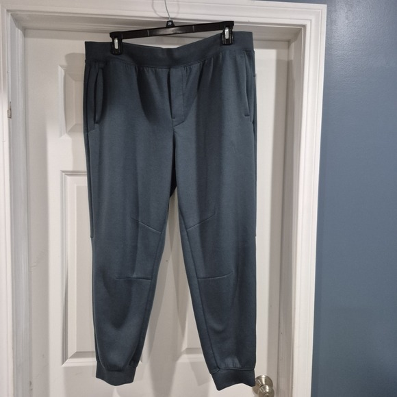 VRST Joggers Mens XL Teal Blue Green Sweatpants Performance Fleece Lounge - Picture 1 of 11